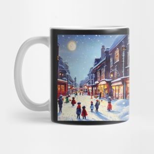 Christmas in old town London - Scene 5 Mug